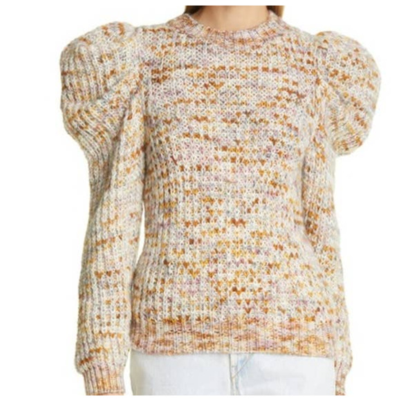 Ulla Johnson Rosina Knit Pullover Sweater Fawn Sz S - Picture 6 of 10